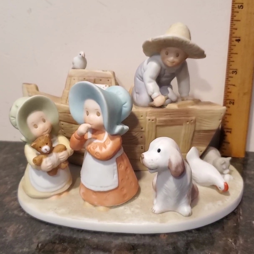 Masterpiece Homco Home Interiors Noah's Ark Figurine Circle of Friends 1995